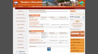 
                            12. eProcurement System Government of Uttarakhand