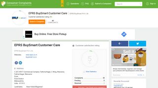 
                            11. EPRS BuySmart Customer Care, Complaints and Reviews