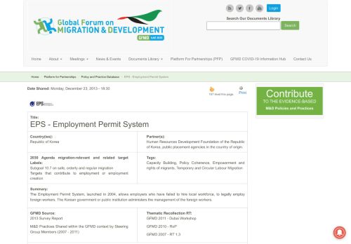 
                            11. EPS - Employment Permit System | Global Forum on Migration and ...
