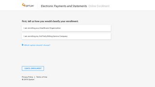 
                            9. EPS - Online Enrollment - Optum Electronic Payments and Statements