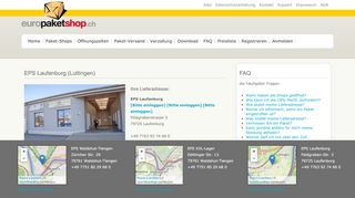 
                            10. EPS Paket-Shop Laufenburg (Luttingen) - europaketshop.ch ...