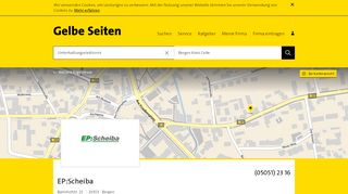 
                            5. EP:Scheiba 29303 Bergen Öffnungszeiten | Adresse | Telefon
