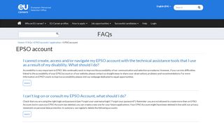 
                            4. EPSO account | Careers with the European Union