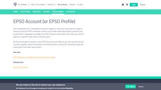 
                            12. EPSO Account (or EPSO Profile) | EU Training