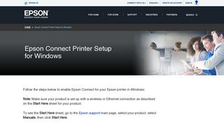 
                            5. Epson Connect Printer Setup for Windows | Epson US