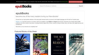 
                            7. epubBooks - Download Free Kindle ePub eBooks