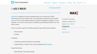 
                            13. eQ-3 MAX! Cube - Home Assistant