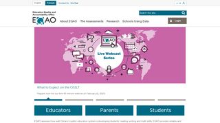 
                            8. EQAO Home Page