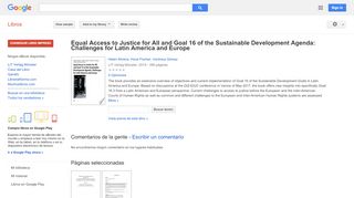 
                            7. Equal Access to Justice for All and Goal 16 of the Sustainable ... - Resultado de Google Books