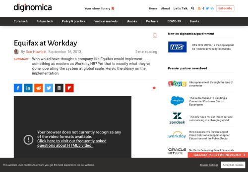 
                            7. Equifax at Workday - Diginomica