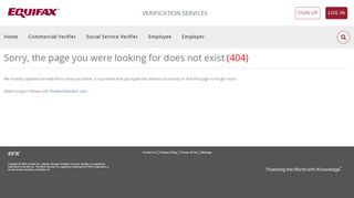 
                            2. Equifax Verification Services | Employee Online Access