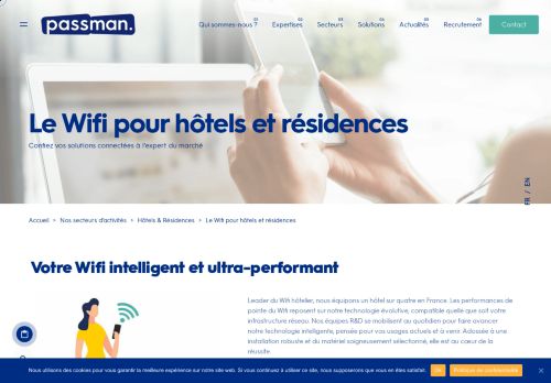 
                            7. Equipement wifi hotel pour mis à disposition des clients - Passman