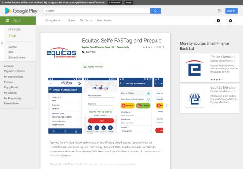 
                            3. Equitas Selfe FASTag – Apps on Google Play