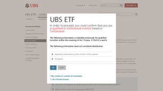 
                            5. Equity ETF | UBS Switzerland