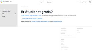 
                            5. Er Studienet gratis? - Studienet.dk