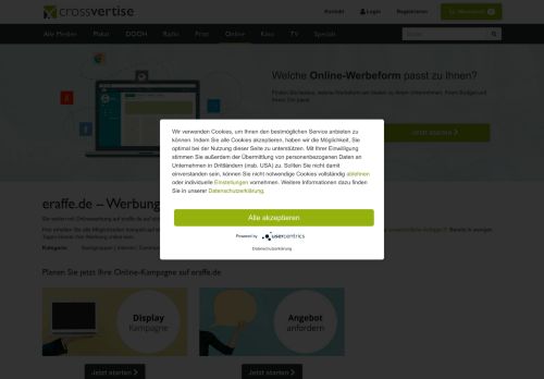 
                            5. eraffe.de: Online-Werbung schalten | crossvertise