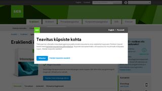 
                            2. Erakliendi internetipank | SEB