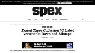 
                            13. Erased Tapes Collection VI: Label verschenkt Download-Mixtape - Spex