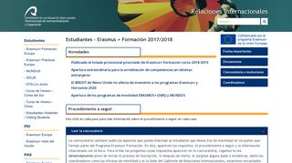 
                            6. Erasmus+ Formación 2017-2018 – ULPGC – Movilidad