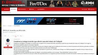 
                            13. ERCILLA: Incendio, es dificil alla. | Noticias y Foros de Bomberos