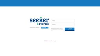 
                            1. Erecruit Rh - Login - Seeker