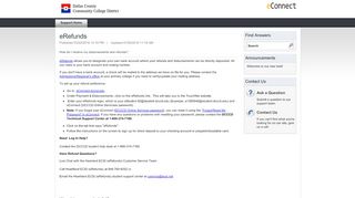 
                            10. eRefunds - eConnect Help - Service