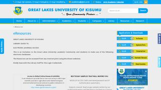 
                            13. eResources - Great Lakes University of Kisumu
