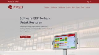
                            6. Eresto Digital Solution: Sistem ERP Restoran & Point-of-Sale (POS)