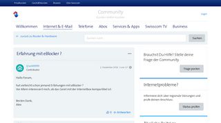 
                            13. Erfahrung mit eBlocker ? | Swisscom Community