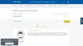 
                            8. Erfahrung mit Gala Hotels | Allgemeine Fragen Forum • HolidayCheck