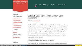 
                            6. Erfahrung mit Mafo 2019 - Der Testbericht: Ist Mafo.de seriös oder ...