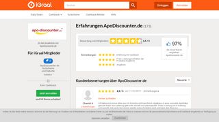 
                            9. Erfahrungen ApoDiscounter.de Februar 2019: 137 Bewertungen - iGraal