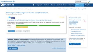 
                            10. Erfahrungen / Bewertungen zur VTB Direktbank (14 Berichte)