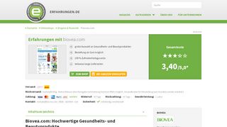 
                            4. Erfahrungen mit biovea.com