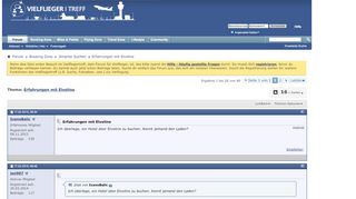 
                            6. Erfahrungen mit Elvoline - Vielfliegertreff