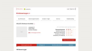 
                            8. Erfahrungen mit HELIOS Klinikum Krefeld, NRW, 20.02.2019 ...