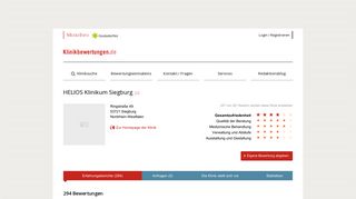 
                            5. Erfahrungen mit HELIOS Klinikum Siegburg, NRW, 22.02.2019 ...