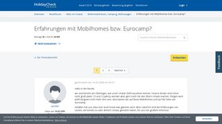 
                            5. Erfahrungen mit Mobilhomes bzw. Eurocamp? | Wohnmobilreisen ...