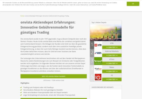 
                            6. Erfahrungen mit OnVista 02/2019 - Top oder Flop? - BrokerDeal