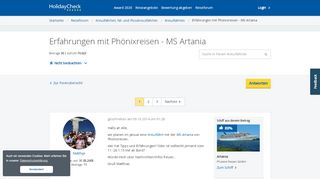 
                            13. Erfahrungen mit Phönixreisen - MS Artania | Kreuzfahrten Forum ...