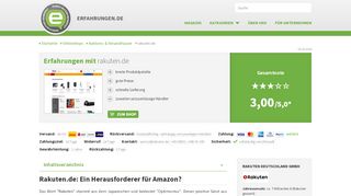 
                            7. Erfahrungen mit rakuten.de