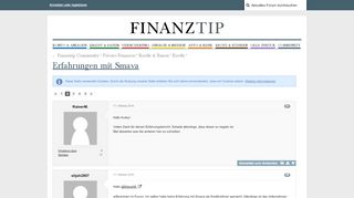 
                            10. Erfahrungen mit Smava - Seite 2 - Kredit - Finanztip Community