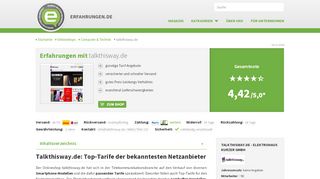 
                            5. Erfahrungen mit talkthisway.de