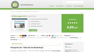 
                            8. Erfahrungen mit vistaprint.de