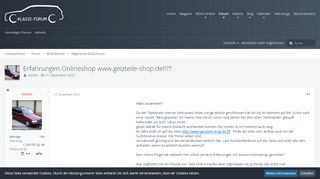 
                            6. Erfahrungen Onlineshop www.geizteile-shop.de!!?? - Allgemeines ...