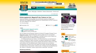 
                            8. Erfahrungsbericht: MagentaTV der Telekom im Test - teltarif.de News