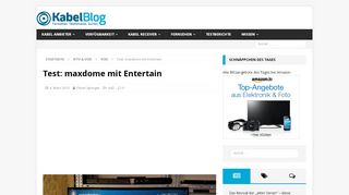 
                            6. Erfahrungsbericht: maxdome mit Entertain-Receiver | App-Test