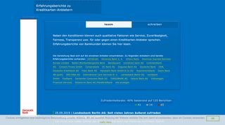 
                            12. Erfahrungsberichte zu den Kreditkarten der Landesbank Berlin AG
