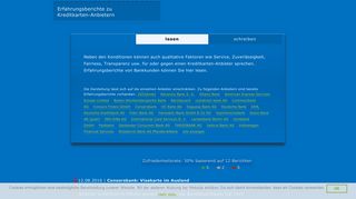 
                            11. Erfahrungsberichte zur Kreditkarte der Consorsbank