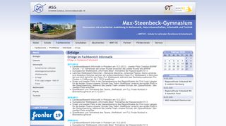 
                            13. Erfolge - Max-Steenbeck-Gymnasium Cottbus